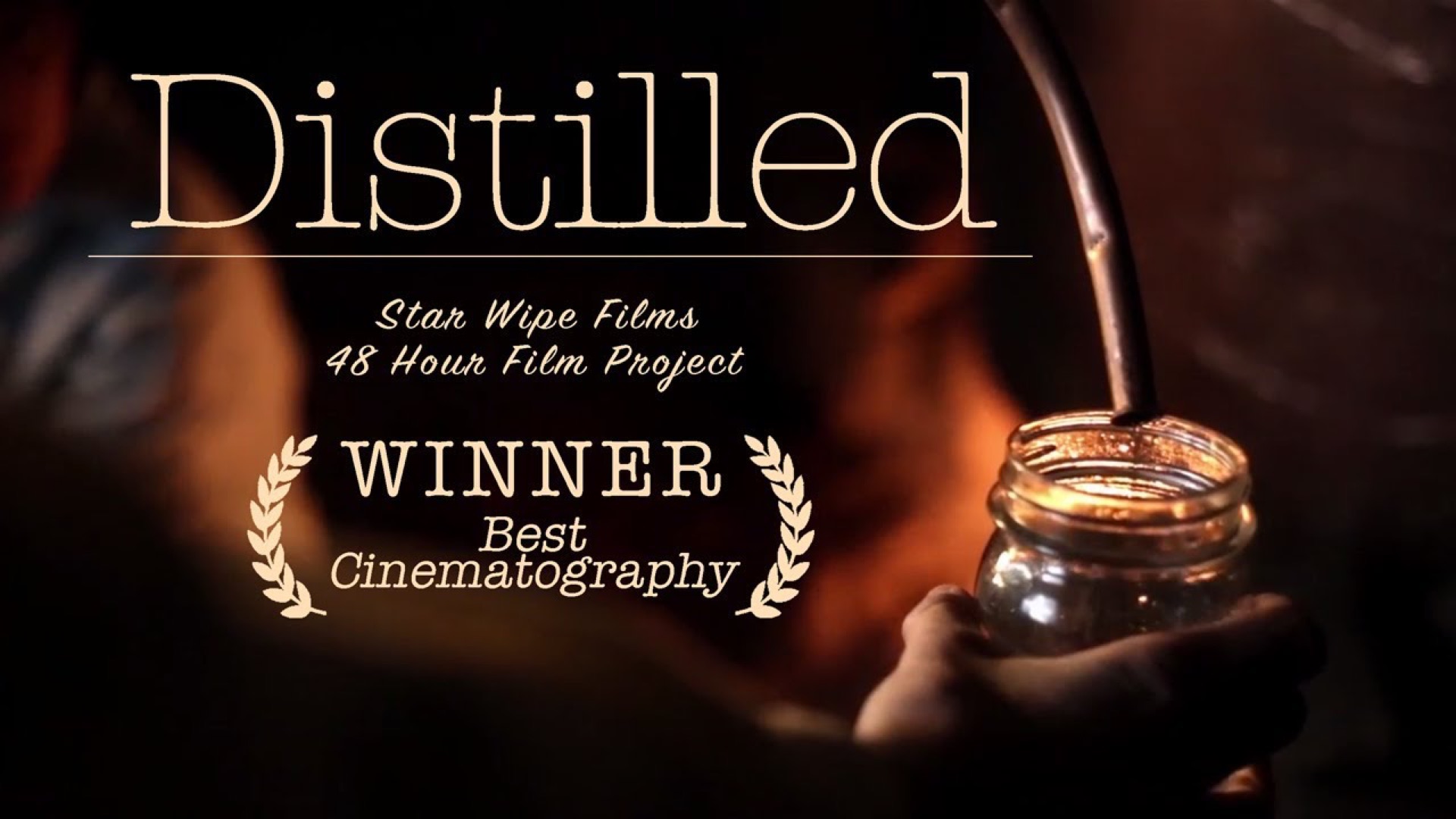 Still from the short film Distilled